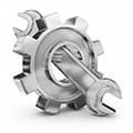Gear and wrench